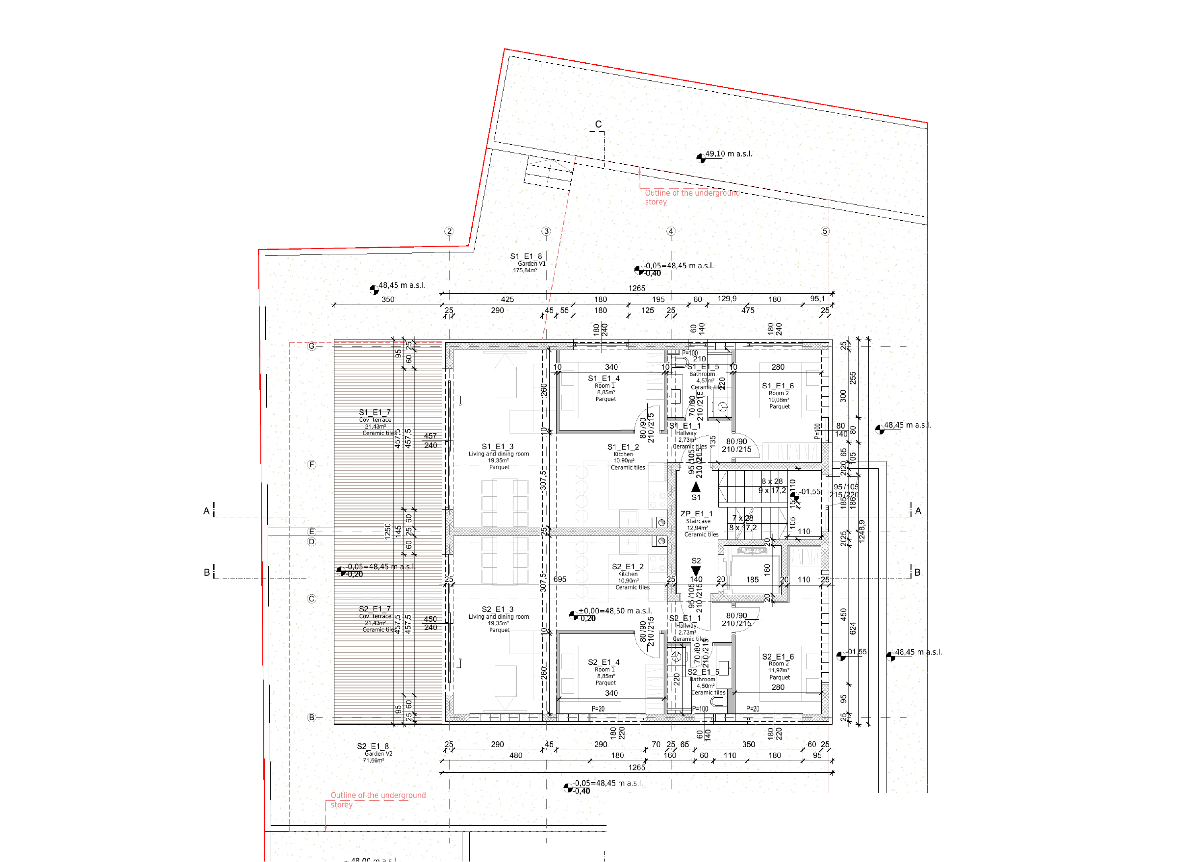 S1 · Ground floor — floor plan