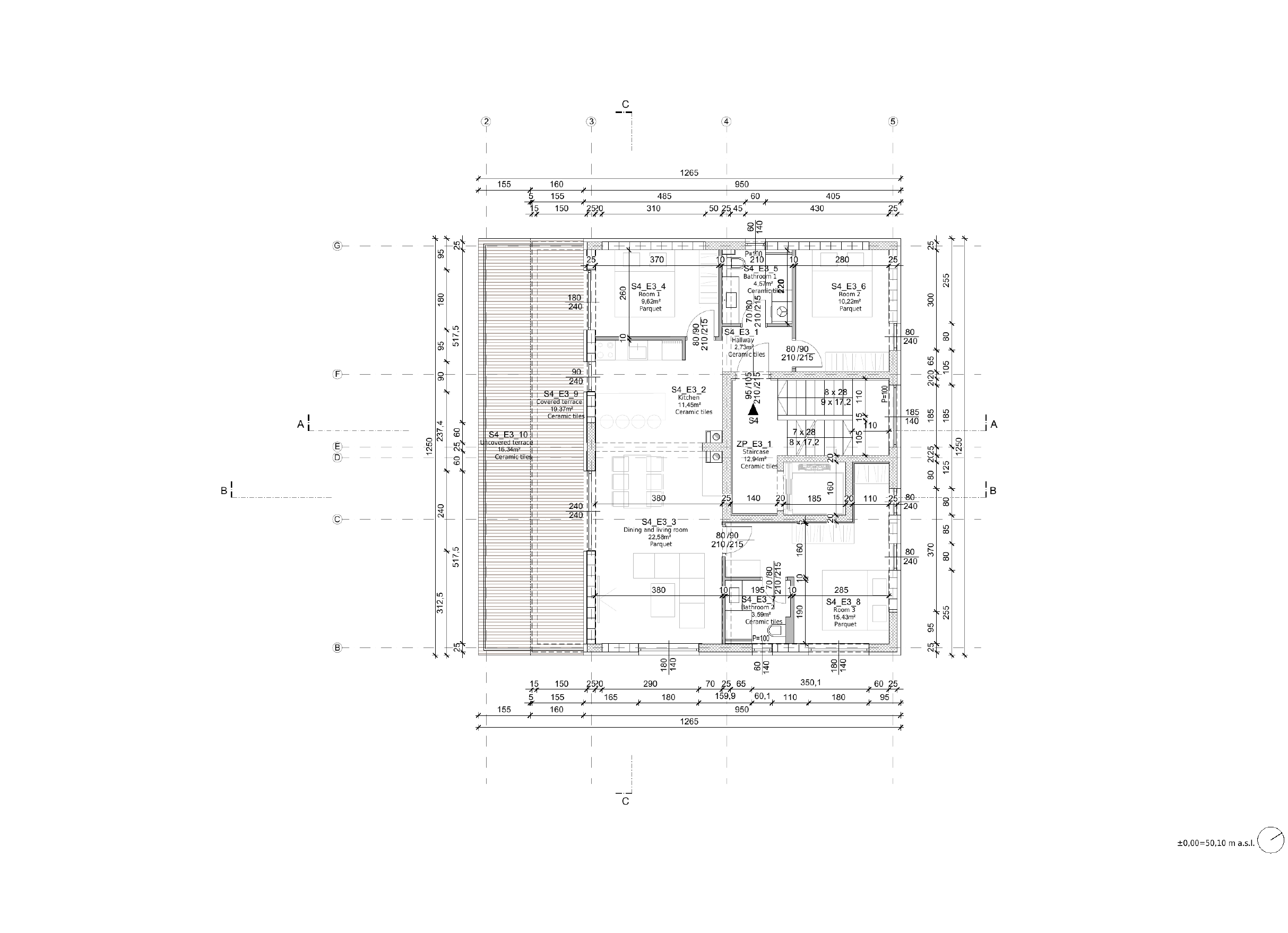 S4 · Top floor — floor plan